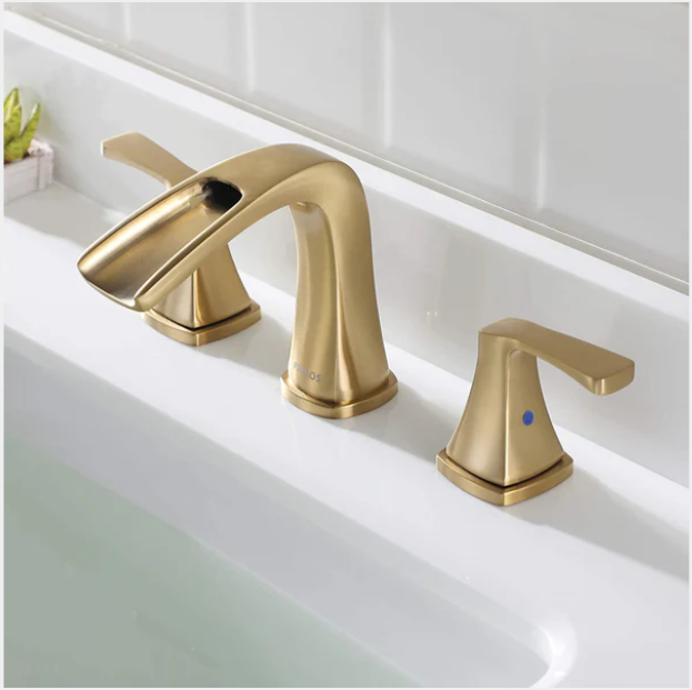 PARLOS Waterfall Widespread Bathroom Faucet 2