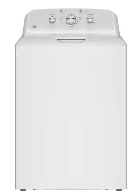 GE 4.3 cu. ft. Top Load Washer in White with Dual Action Agitator GTW385ASWWS