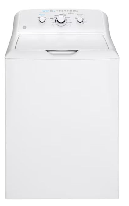 GE 4.2-cu ft Agitator Top-Load Washer (White) GTW335ASNWW