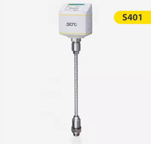 SUTO s401 thermal mass flow meter for compressed air and gases insertion-sensor