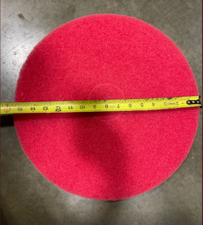 Buffing Floor Pads 16" Red Spray Unitex Floor Pads