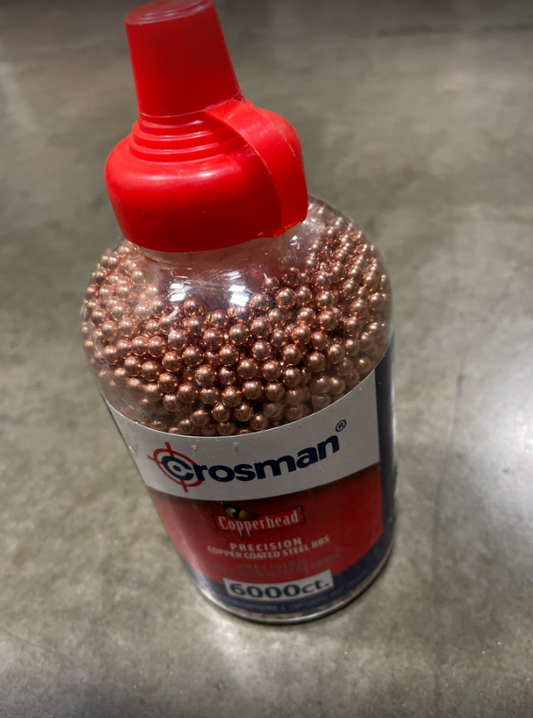 Steel BBS Crosman Copperhead Precision Copper Coated Steel BBS