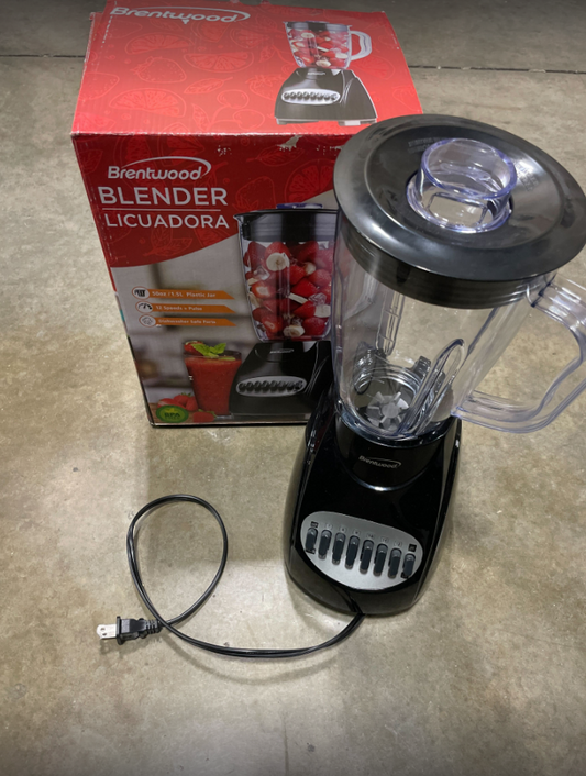 Brentwood JB-220B 12-Speed + Pulse Blender, Black Licuadora Model