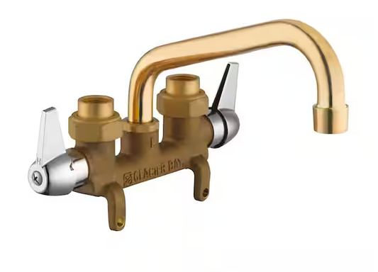 Glacier Bay 2-Handle Laundry Faucet in Rough Brass