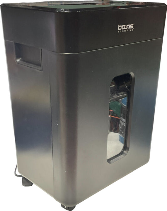 Boxis AD150T AutoShred 150-Sheet Micro-Cut Shredder - Black