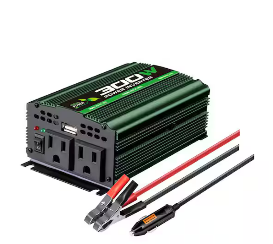 NATURE POWER 300-Watt Battery Inverter (Missing Wires)