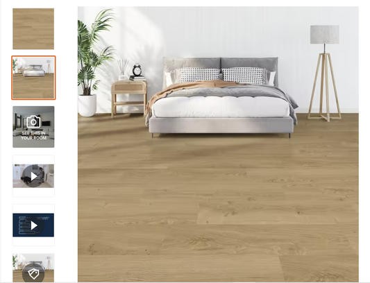 Veladero Oak 22 MIL x 7.1 in. W x 48 in. L Click Lock Waterproof Luxury Vinyl Plank Flooring (18.7 sq. ft./Case)