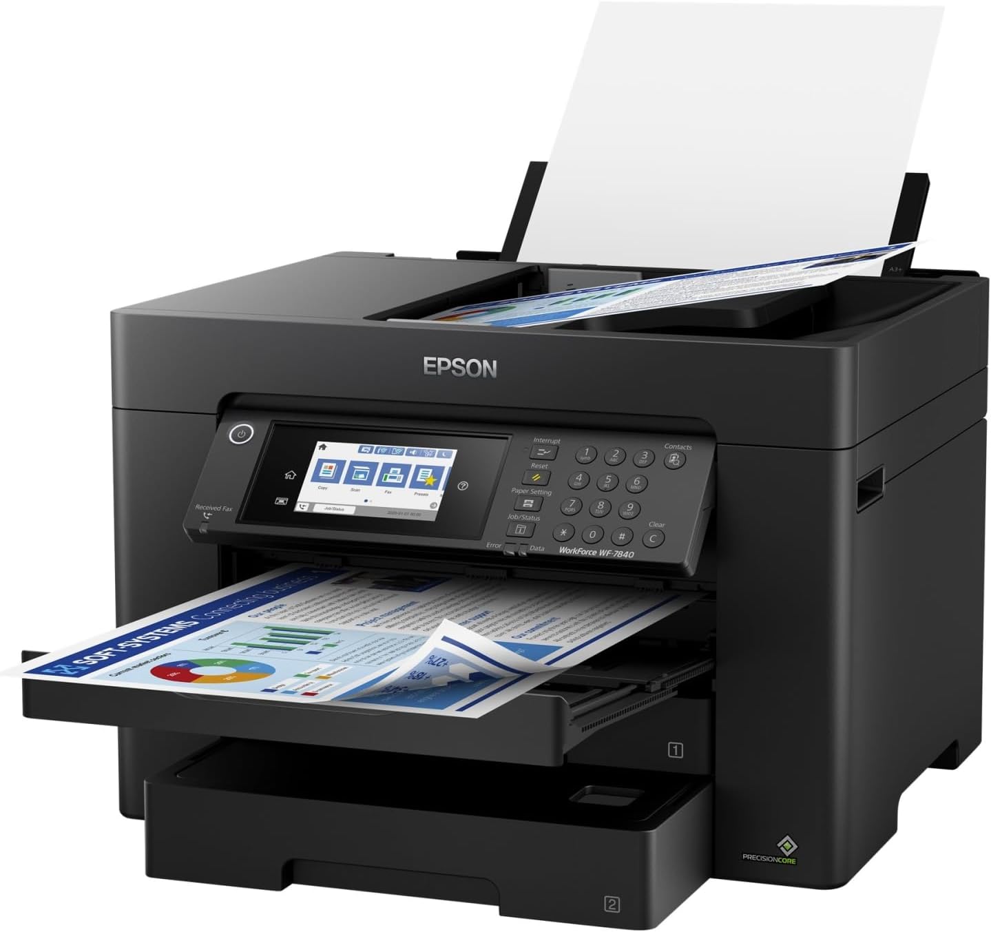 Epson Workforce Pro WF-7840 Wireless All-in-One Wide-Format Printer