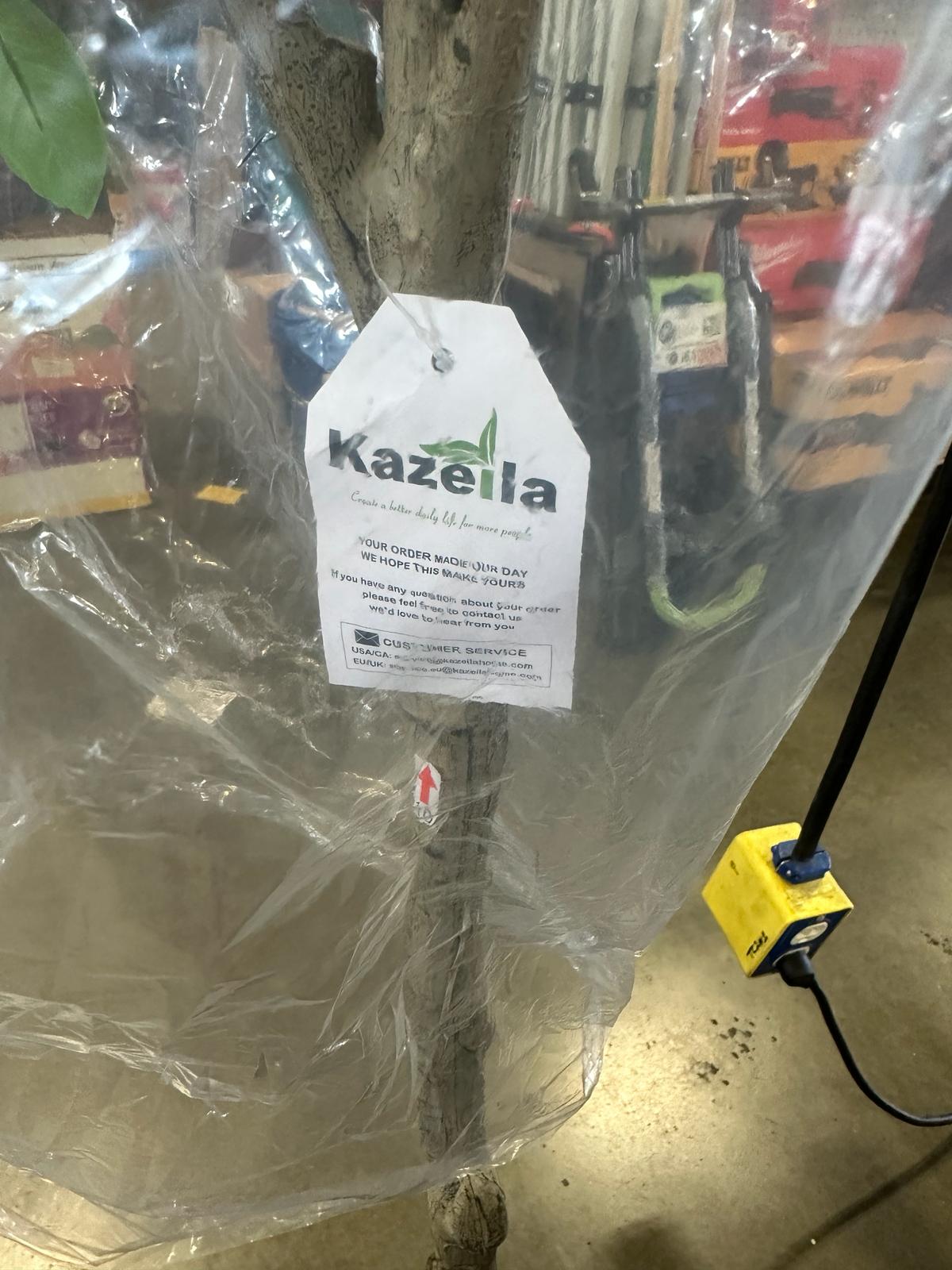 Kazeila Artificial Lemon Tree, 6 Feet Fake Lemon Plant, Pre Potted Faux Lemon Tree, Plastic Lemon Fruit Tree for Home Decor Living Room Office