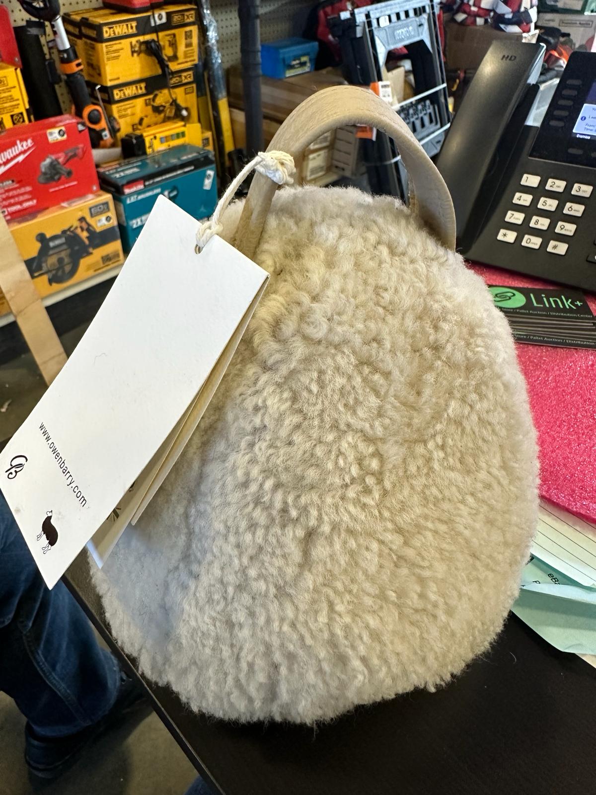 Sheepskin/ Leather Owen Barry Paper Weight