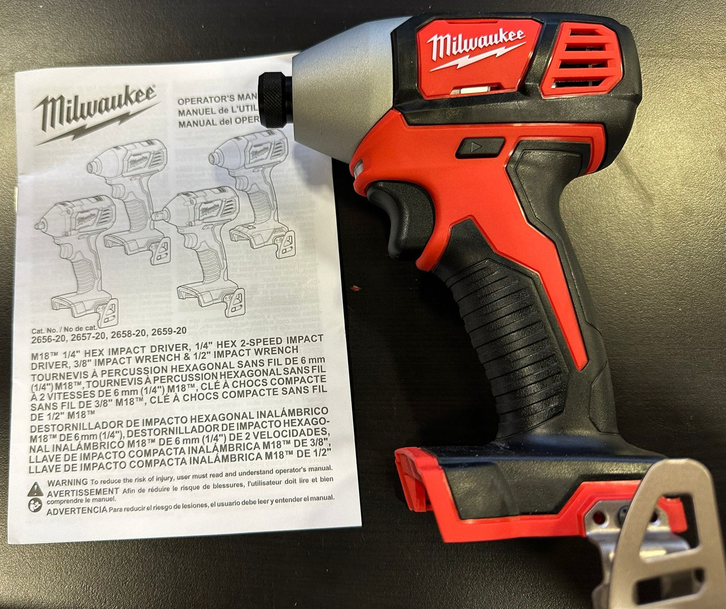 Milwaukee M18 18V Lithium-Ion Cordless 1/4 in. Hex Impact Driver Model # 2656-20(Tool-Only)