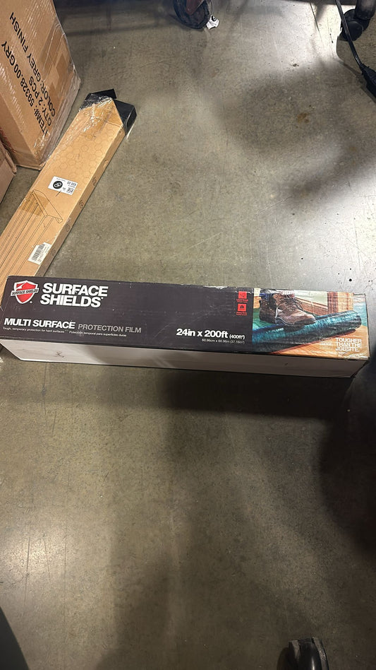 Surface Shields CS24200L Carpet Shield, 24 Inch x 200 feet, Clear
