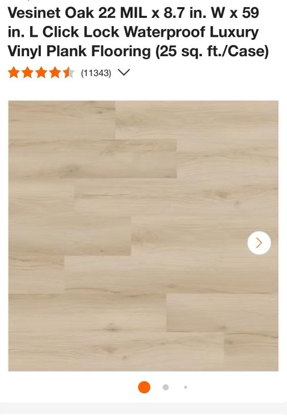 Vesinet Oak 22 MIL x 8.7 in. W x 59 in. L Click Lock Waterproof Luxury Vinyl Plank Flooring