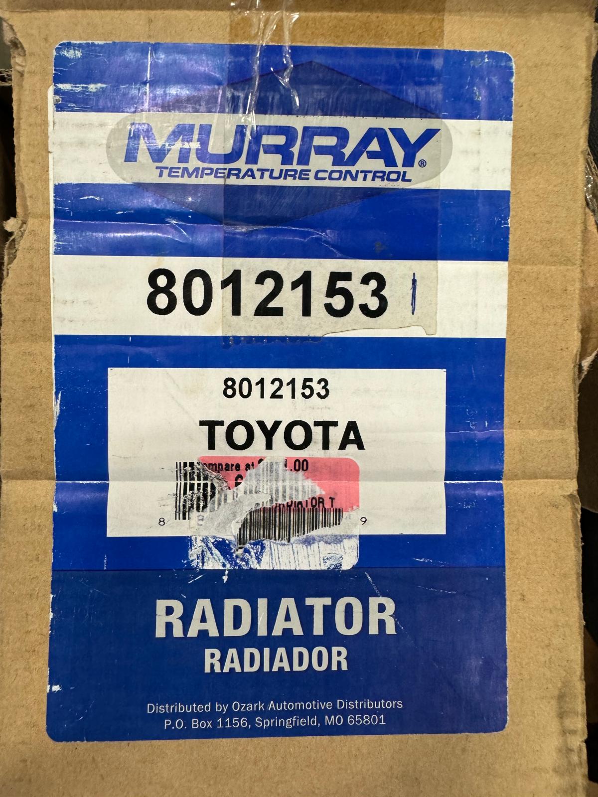 Murray Temperature Control 8012153 Radiator for Toyota Sienna