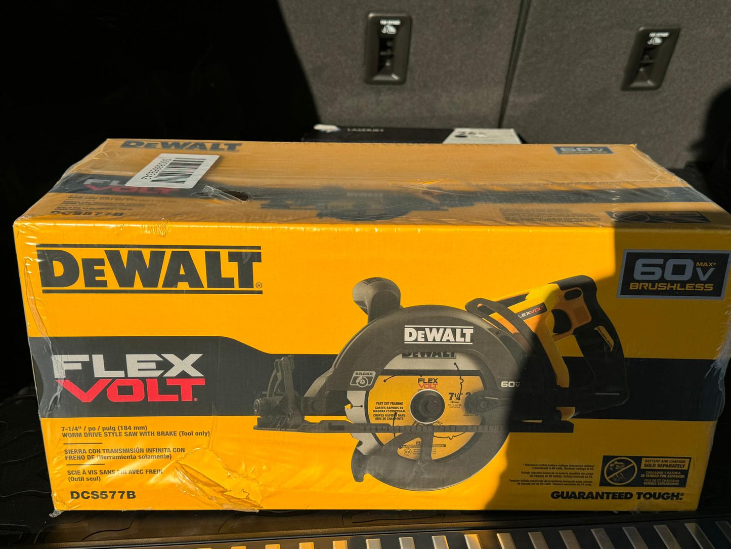 DEWALT FLEXVOLT 60V MAX* Circular Saw for Framing, 7-1/4-Inch, Tool Only (DCS577B)