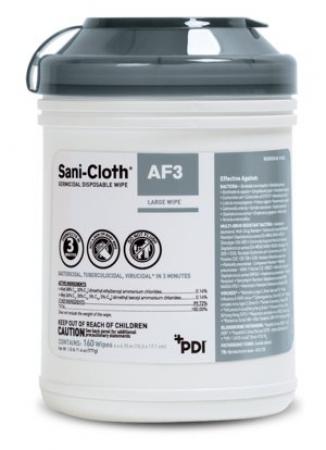 PDI Sani-Cloth AF3 Disinfecting Wipes 160/ 6x6.75 inch