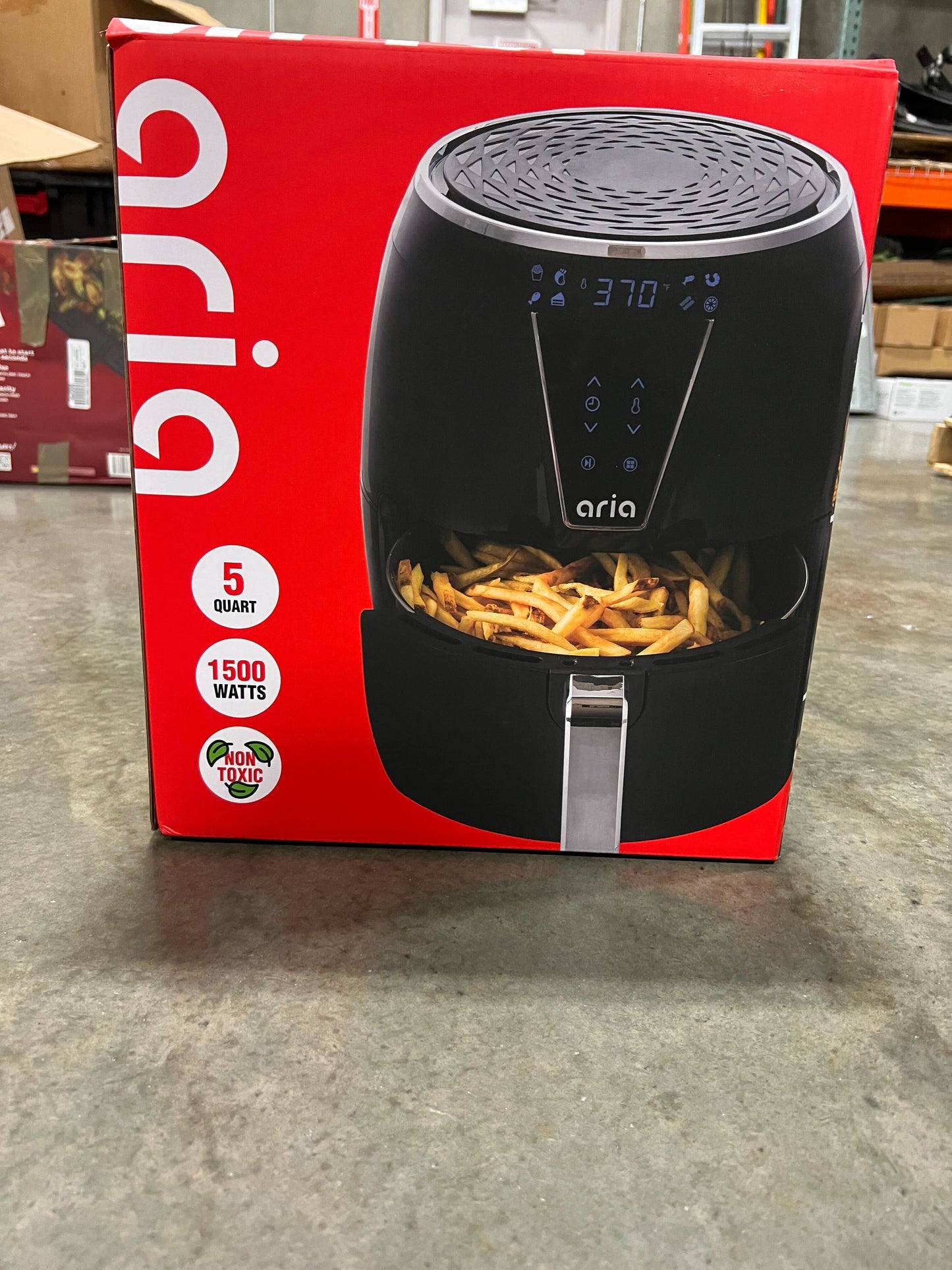 Aria Ceramic Air Fryer - 5Qt Ceramic Air Fryer