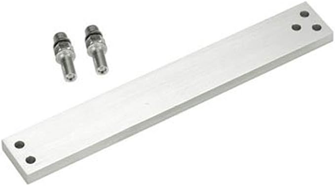 Securitron - ASB32CL Aluminum Shim Bracket for M32 Magnalock Electromagnetic Lock, 8" Length, Clear Anodized Finish