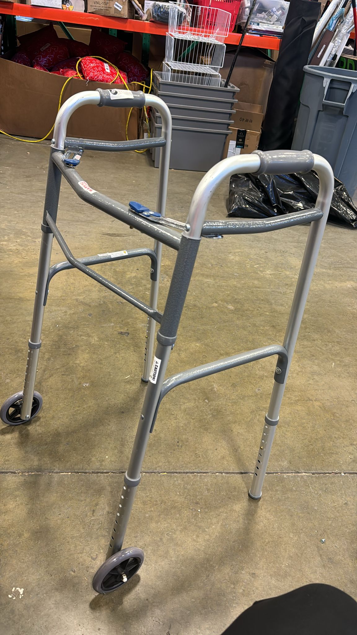 Like New Aluminum Folding Walker