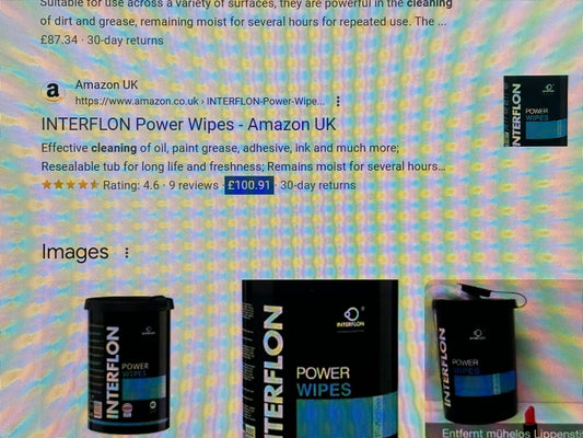 INTERFLON Power Wipes  - Tub of 90 Wipes