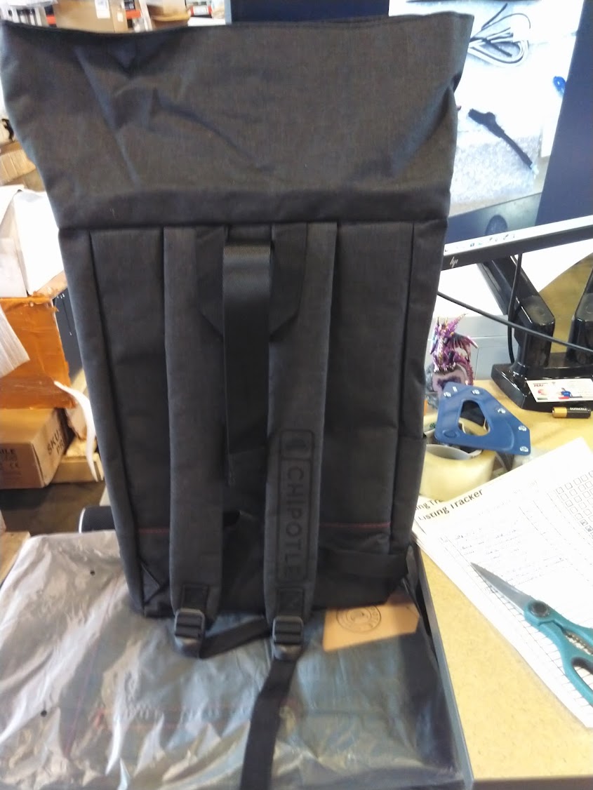 Chipotle Backpack New  Black 22-3/4"