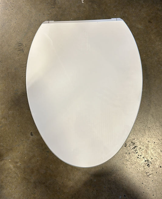 Kohler Hyten Elevated Quiet-Close Elongated Toilet Seat in White