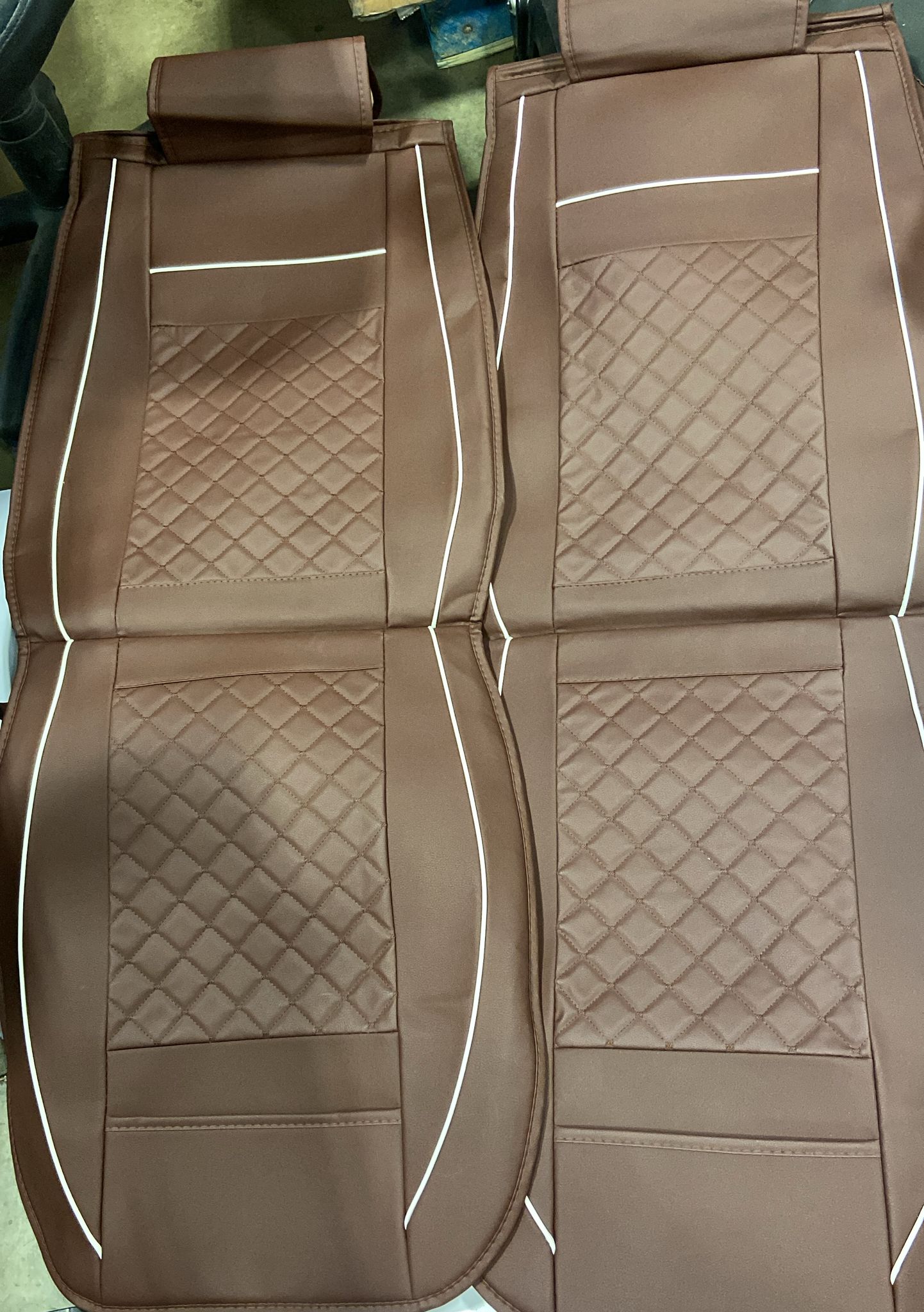 CAR SEAT COVER YR2104-1080 BROWN