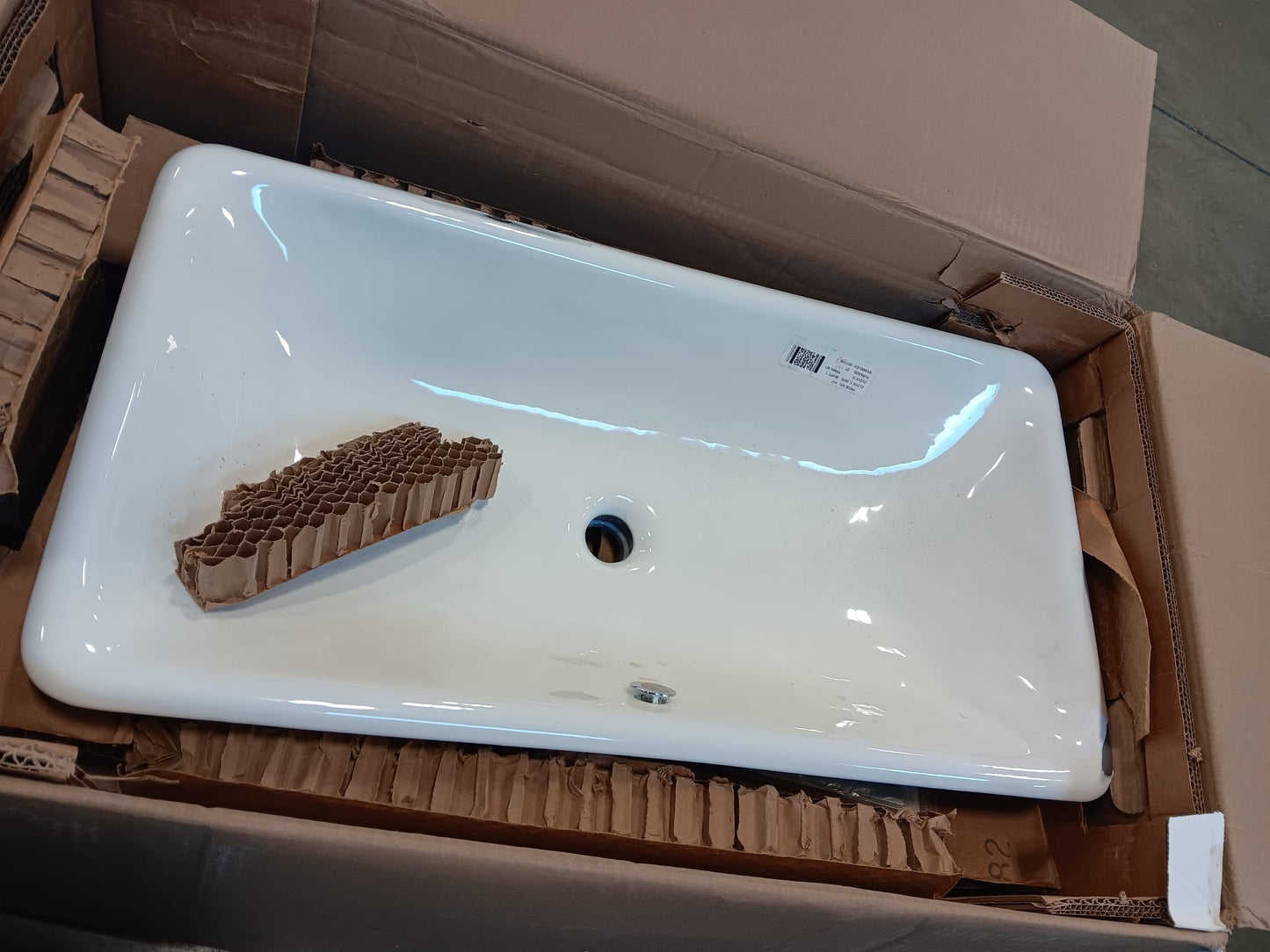 KOHLER K-20212-0 Iron Plains Bathroom Sink, White Large