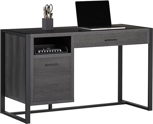 Realspace® DeJori 51" W Writing Desk, Charcoal