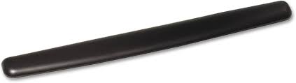 3M WR340LE Gel Thin Wrist Rest, Extended Length, Black Leatherette