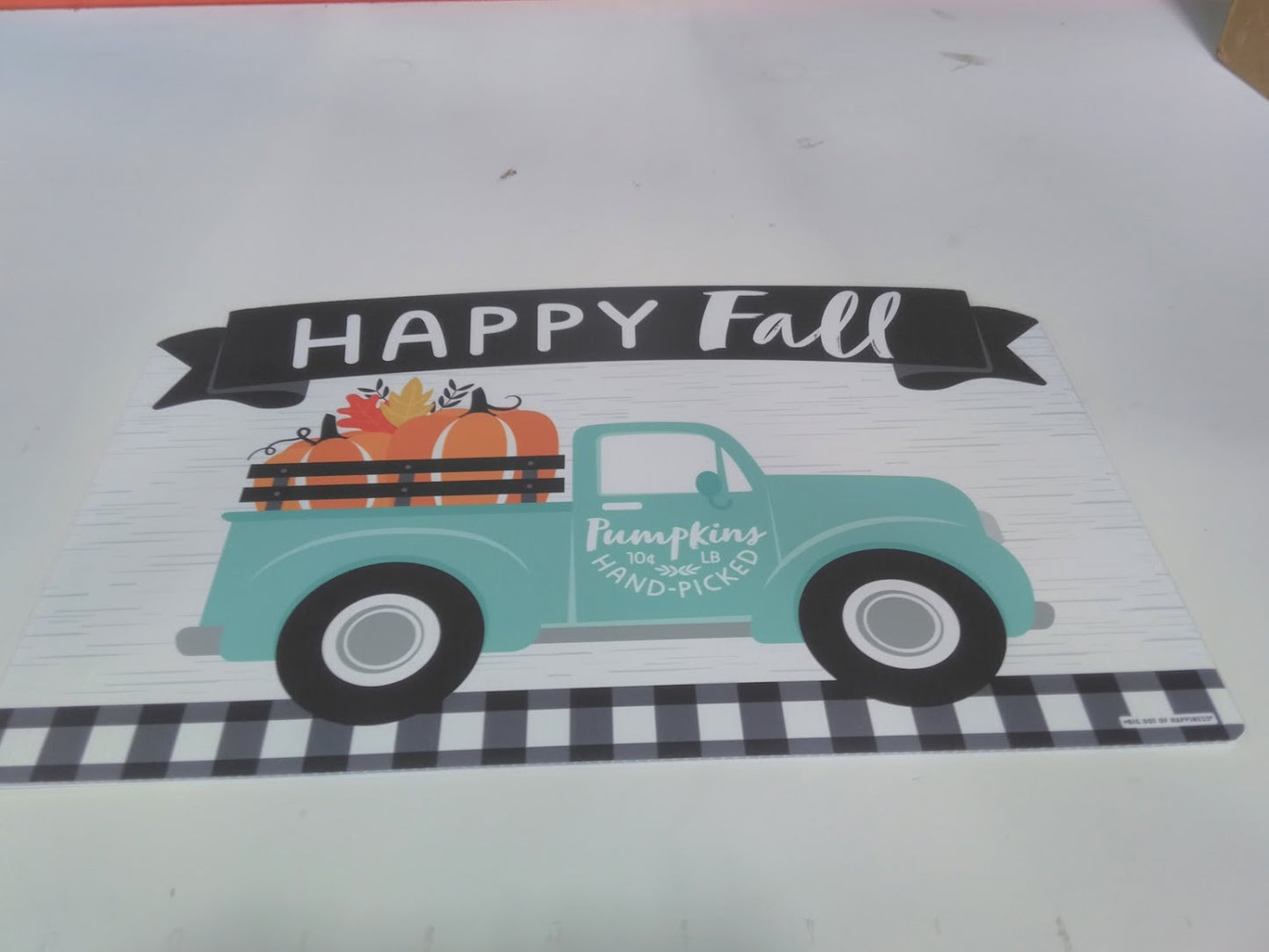 Big Dot of Happiness Happy Fall Truck - Harvest Pumpkin Party Yard Sign Lawn Decorations - Party Yardy Sign