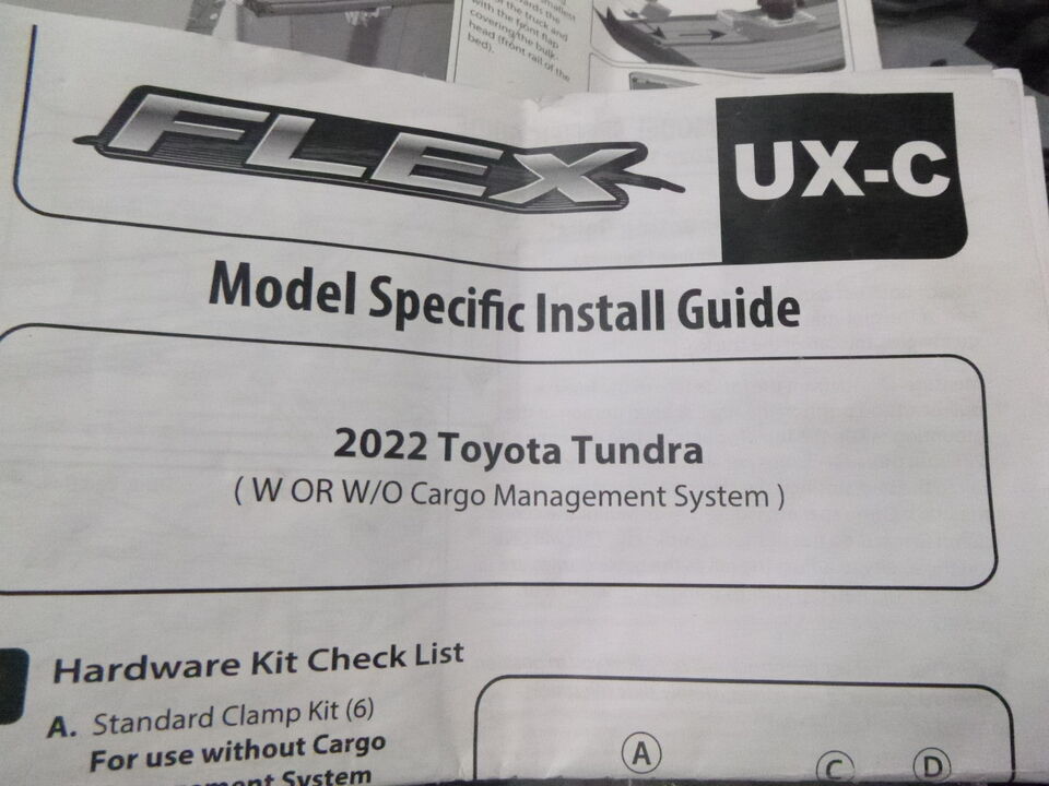 Flex UX-C Hardware Kit For 2022 Toyota Tundra