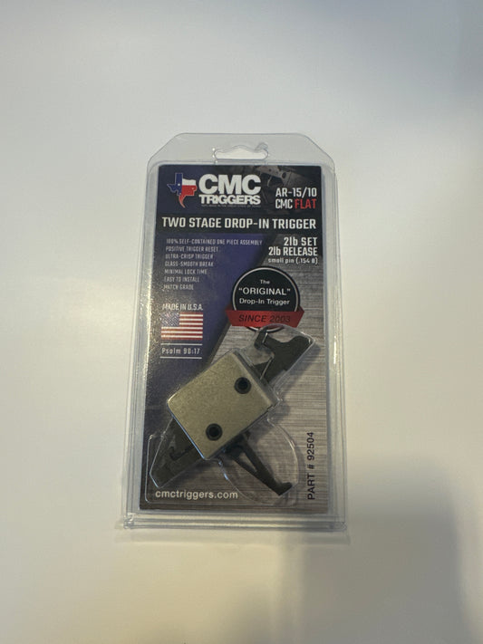 CMC Triggers Two Stage Drop-In Trigger AR-15/10 CMC Flat