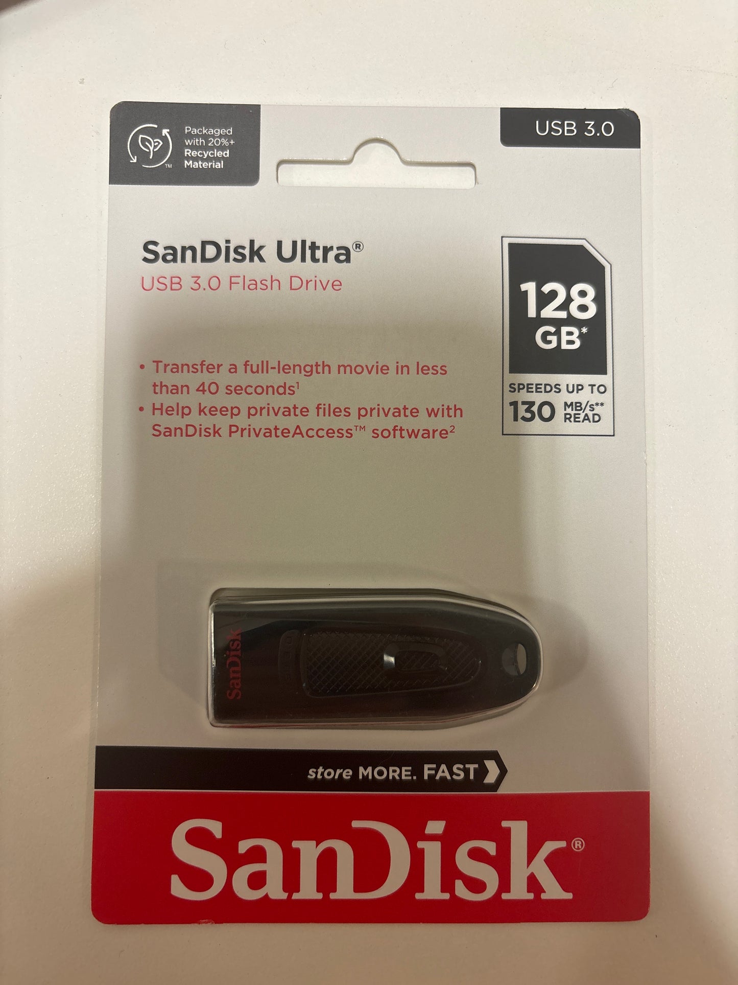 Sandisk Ultra USB 3.0 flash drive