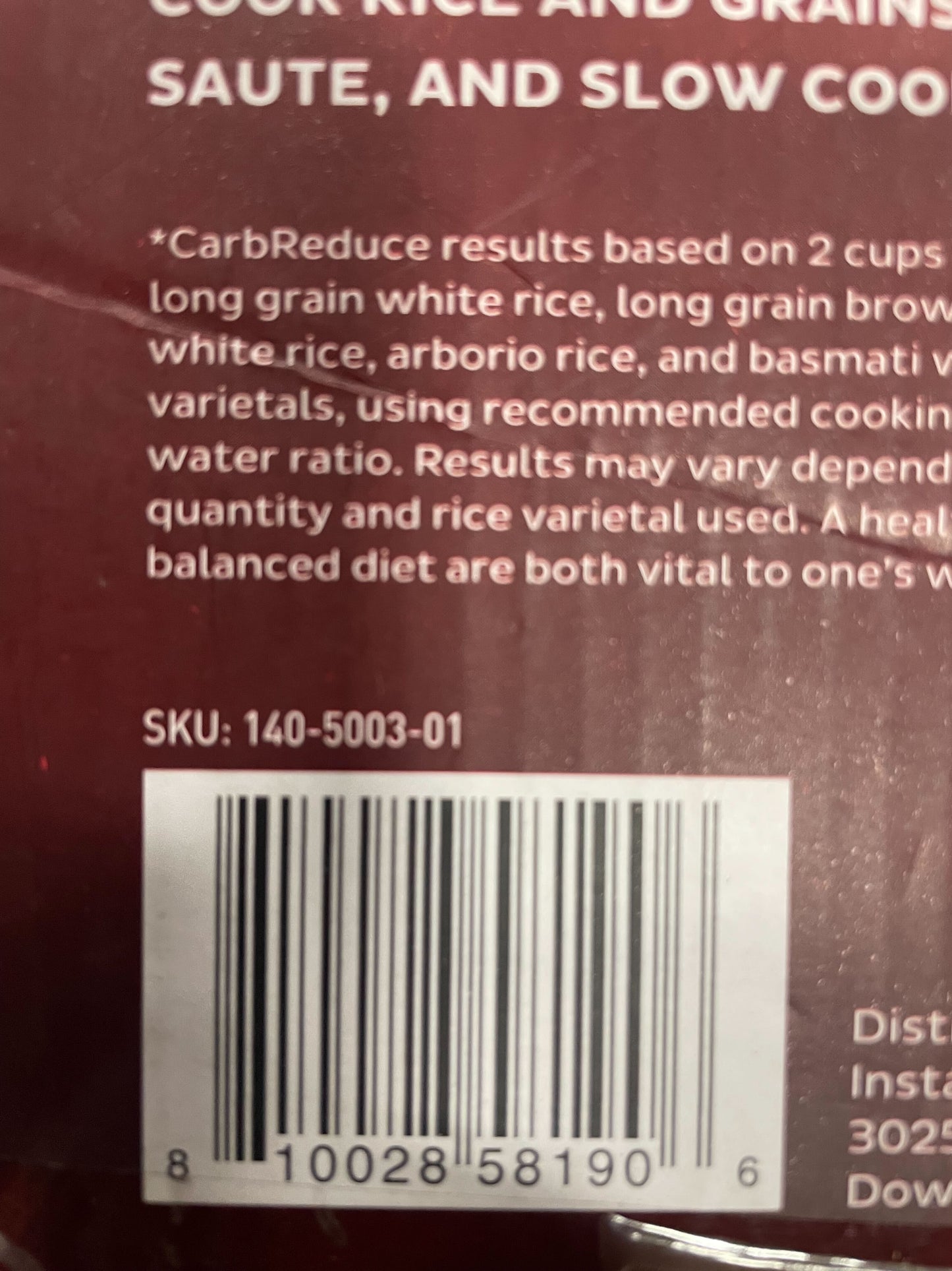 Instant Pot Instant 20-Cup Rice Cooker, Rice and Grain Multi-Cooker with Carb Reducing Technology without Compromising Taste or Texture, From the Makers of Instant Pot, Includes 8 Cooking Presets