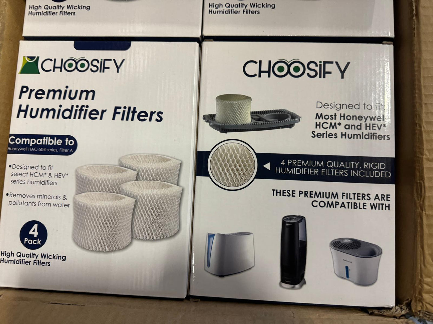 Choosify Premium Humidifier Filters, for HAC-504 A Filter, M3364 New, 4 Pack