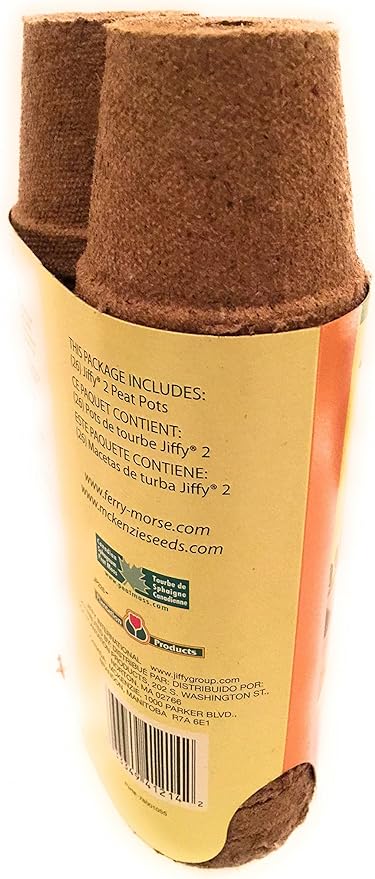 Jiffy 2" Seed Starting Jiffy-Pots Biodegradable and Organic