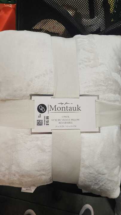 Montauk 2PK Reversible Velvet Pillow