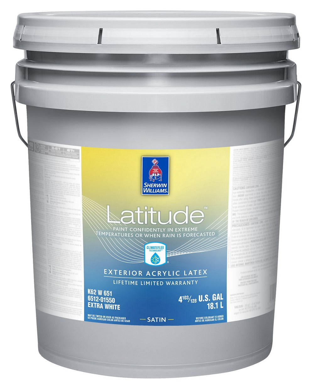 Latitude Exterior Acrylic Latex 5 Gallon (Satin)