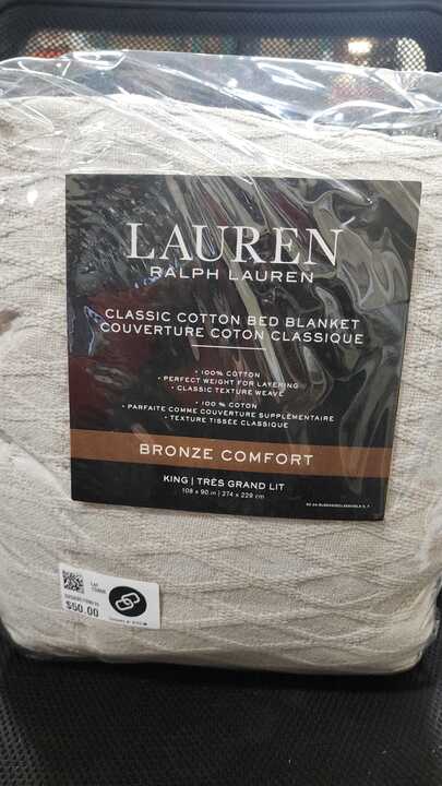 Ralph Lauren - Classic Cotton Bed Blanket