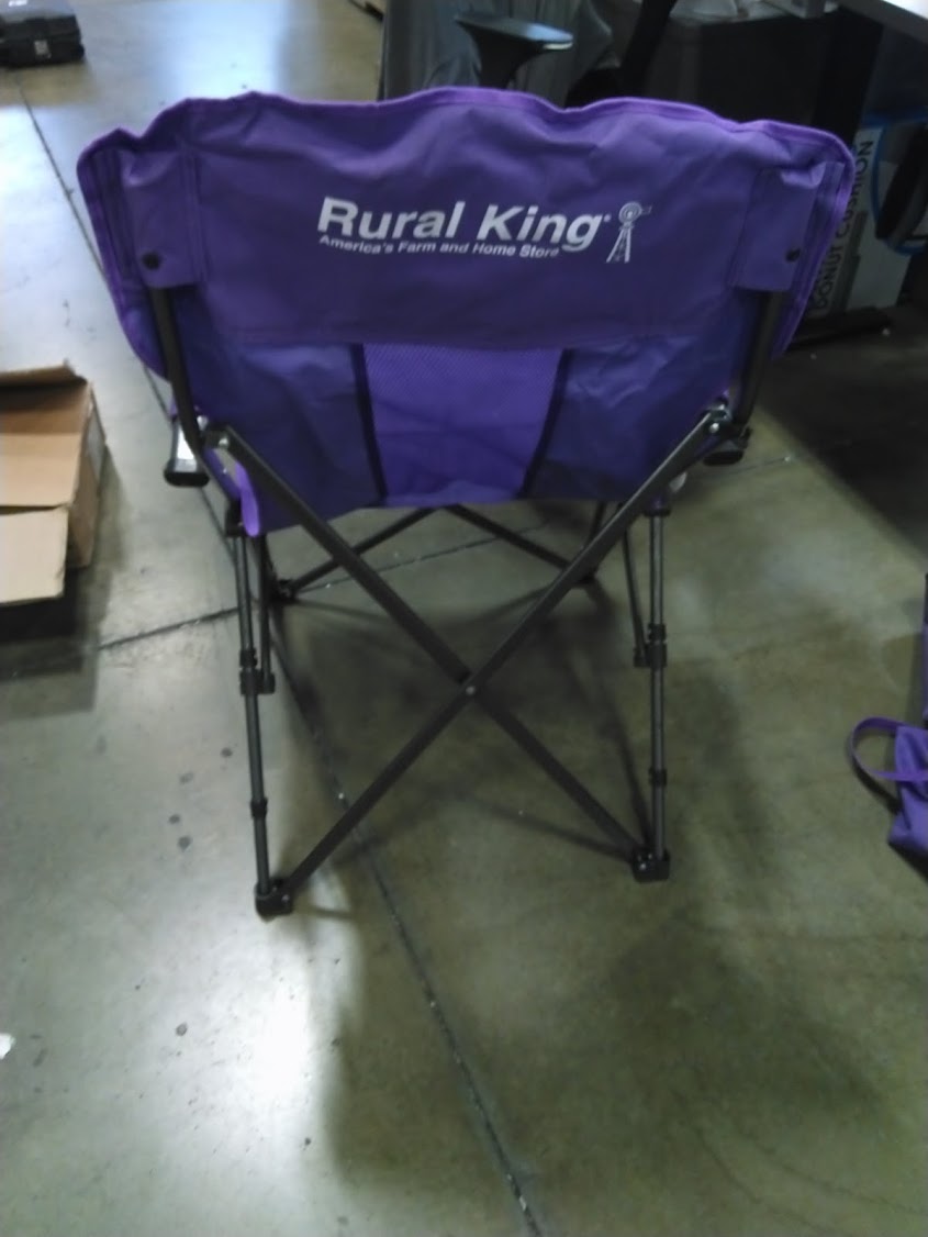 Lincoln Outfitters Hard Arm Folding Chair Purple