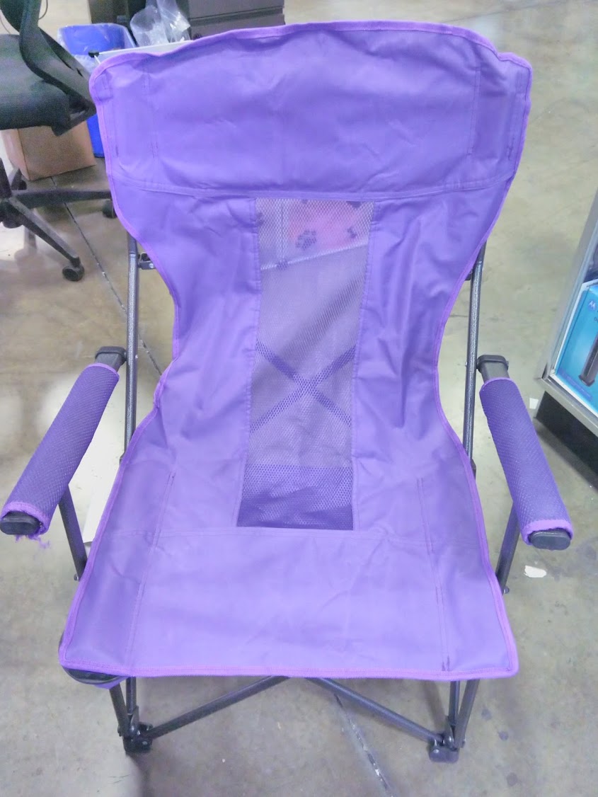 Lincoln Outfitters Hard Arm Folding Chair Purple