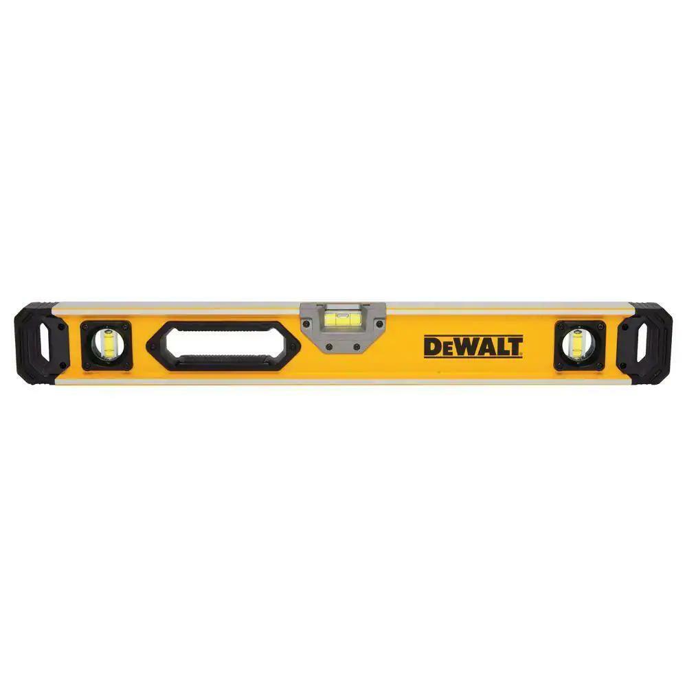 Genuine OEM DeWalt 24" Box Beam Level Magnetic .029 Triple Vial Handle DWHT43025