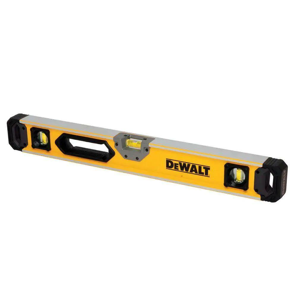 Genuine OEM DeWalt 24" Box Beam Level Magnetic .029 Triple Vial Handle DWHT43025