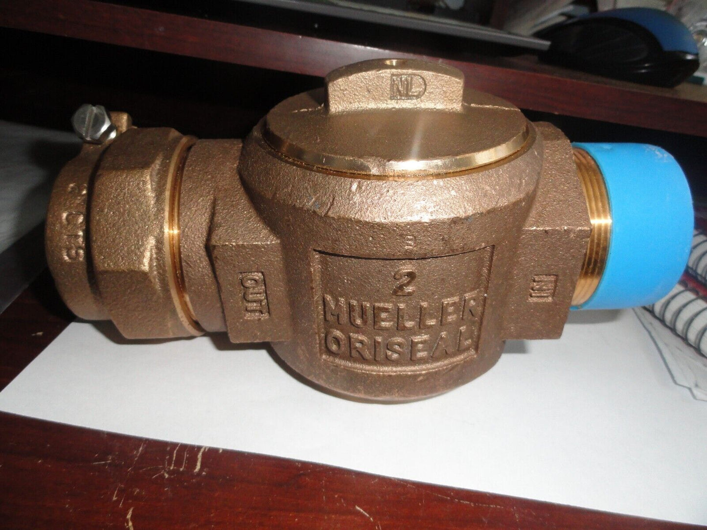 MUELLER ORISEAL 2" Brass Valve MALE X 2" CTS VALVE