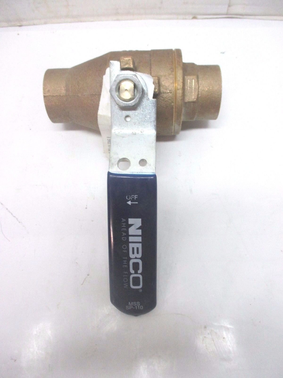 Nibco Bronze Ball Valve,Sweat,1-1/2 in  S58570 1-1/2