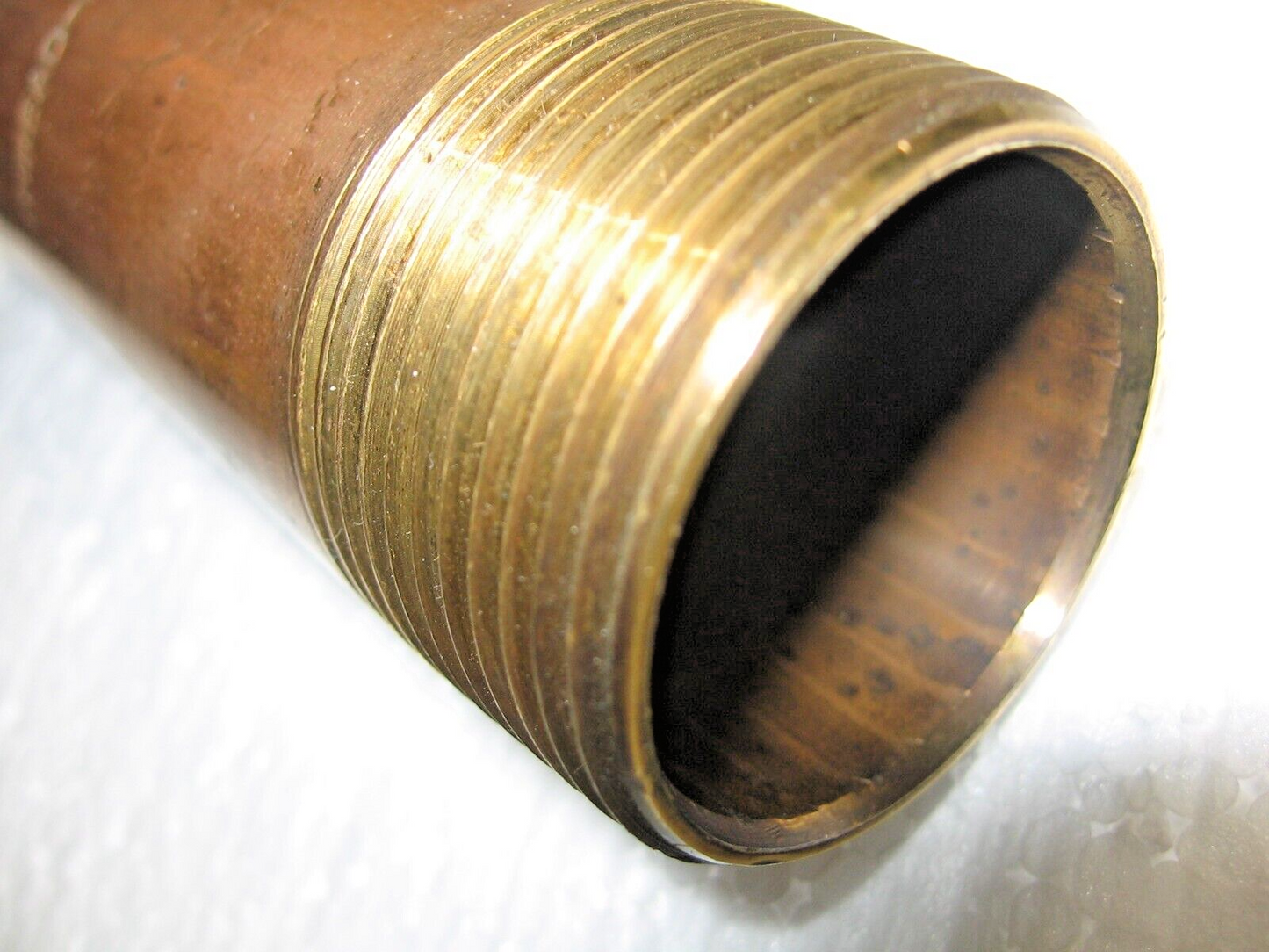 1 1/2" x 6" Brass Nipple 40 Threaded NPT