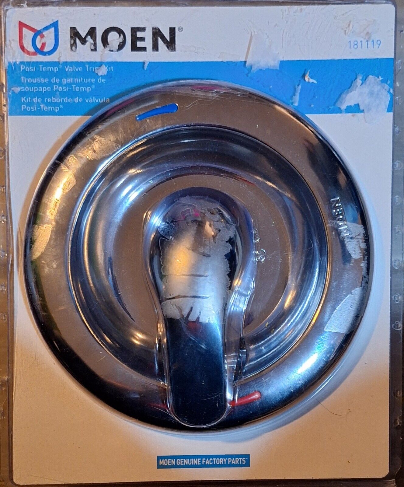 Moen Posi-temp Valve Trim Kit Chrome 181119 in Bath Shower, 181119