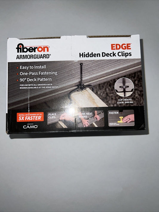 Fiberon ArmorGuard EDGE Hidden Deck Clips (90-Count)