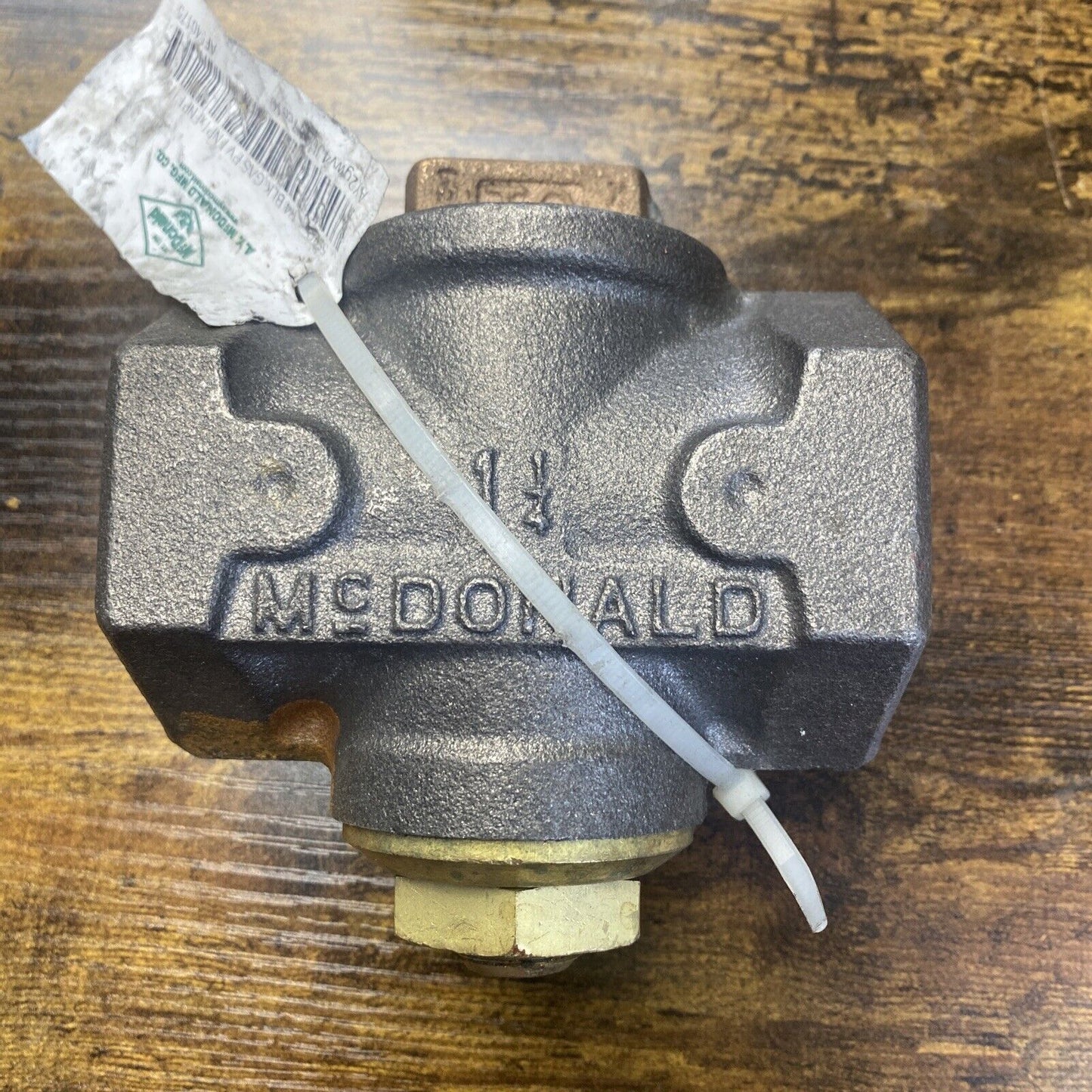 McDonalds 1-1/4" GAS METER VALVE 175G PN#(AF540175)